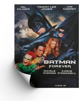 NOKEM Batman Daima Posteri (1995) & Batman Forever Poster & Batman Posteri & Film Posteri Dcknkm1