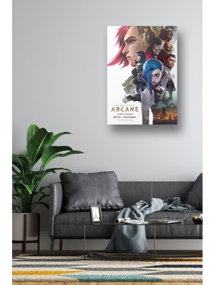 NOKEM Arcane Posteri & Arcane Afişi Posteri & Arcane League of Legends Poster Dfknkm1