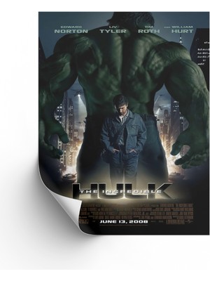 NOKEM inanılmaz Hulk Posteri & incredible Hulk Posteri & inanılmaz Hulk Afiş & Marvel Poster Mlknkm1