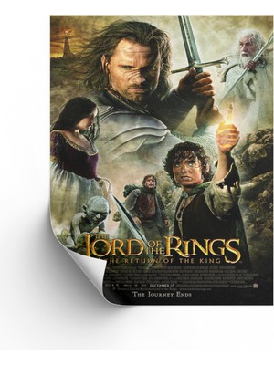 NOKEM Yüzüklerin Efendisi 3 Posteri & Kralın Dönüşü Posteri & The Lord of the Rings Posteri Dfknkm1