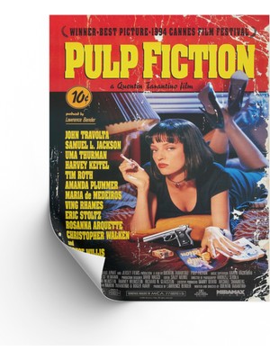 NOKEM Ucuz Roman Posteri & Pulp Fiction Posteri & Ucuz Roman Afişi Posteri & Film Posteri Dfknkm1