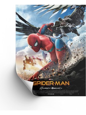 NOKEM Örümcek Adam Eve Dönüş Posteri & Spider Man Homecoming Posteri & Spiderman Afiş Mlknkm1