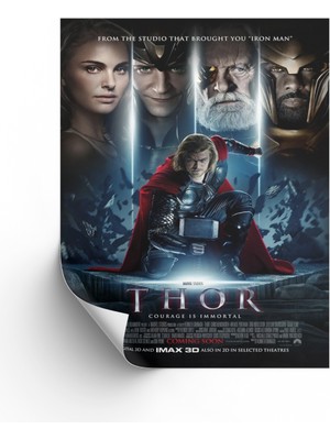 NOKEM Marvel Thor Posteri (2011) & Thor Posteri & Marvel Thor Afişi Posteri & Marvel Poster Mlknkm1