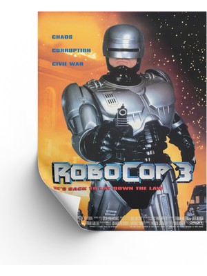 NOKEM Robocop 3 Afişi Poster & Robocop 3 Posteri & Robocop Film Posteri Dfknkm1