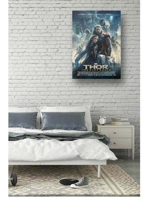 NOKEM Thor 2 Posteri & Thor The Dark World Posteri & Thor Karanlık Dünya Poster Thor Posteri Mlknkm1