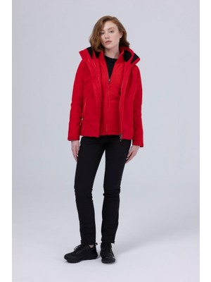 2AS Sparkle Woman 3 In 1 Jacket Red