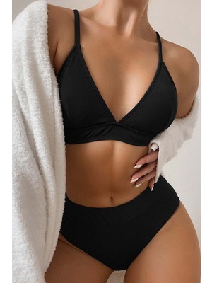 Angelsin Yüksek Bel Tasarım Bikini Altı