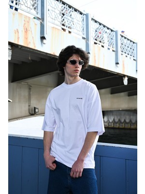 R-5775 Rocqerx Baskılı Düz Basıc Tişört