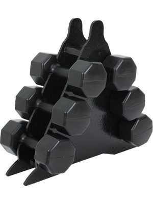 Besinistanbul Ps Spor 3 Çift Dambıl Set  3kg + 4kg + 5kg + Stand