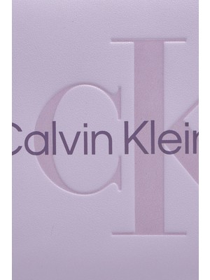 Calvin Klein Logolu Ayarlanabilir Uzatma Askılı Çanta K60K612220VFR Kadın Çanta K60K612220 Vfr