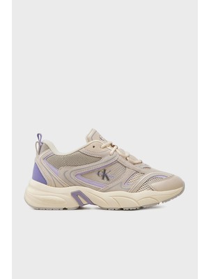 Calvin Klein Kalın Tabanlı Retro Model Tennis Su-Mesh Sneaker Ayakkabı YW0YW008910GF Bayan Ayakkabı YW0YW00891 0gf