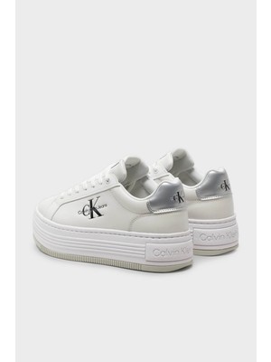 Calvin Klein Logolu Kalın Tabanlı Sneaker Ayakkabı YW0YW015160K9 Bayan Ayakkabı YW0YW01516 0k9