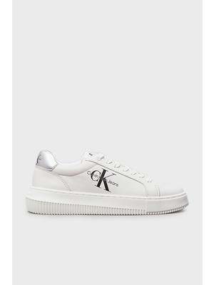 Calvin Klein Logolu Sneaker Ayakkabı YW0YW014760K9 Bayan Ayakkabı YW0YW01476 0k9