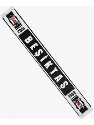 Beşiktaş Lisanslı Logo 1903 Saten Atkı 24y