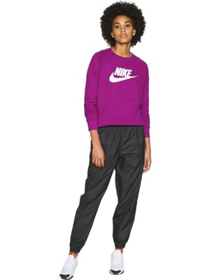 Nike Sportswear Crew Purple Sweat Cotton Pamuklu Şardonlu Mor Sweatshirt