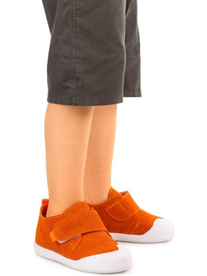 Kiko Kids Rosie Cırtlı Erkek Bebek Günlük Ayakkabı Turuncu