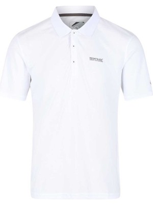 Regatta Maverik V Polo Yaka Erkek T-Shirt-Beyaz