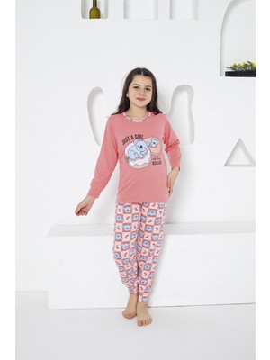 Estiva 24460 Kız Çocuk Uzun Kollu Pijama Takım