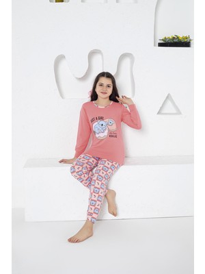 Estiva 24470 Kız Çocuk Uzun Kollu Pijama Takımı