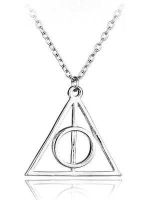 Dükkan Design Harry Potter Ölüm Yadigarları Üçgen Kolye