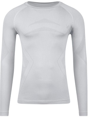 2AS Men Heatwave Seamless Erkek Termal Üst Gri Dikişsiz T-Shirt Konforlu Malzeme ile