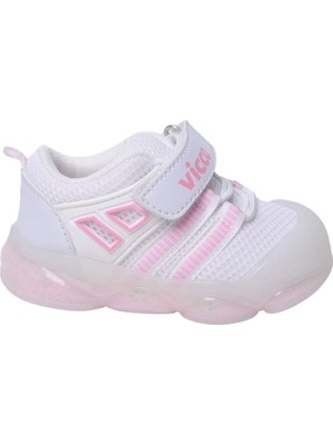 Vicco Orante Beyaz Ilk Adım Işıklı Ayakkabı