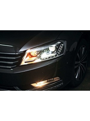 Volkwagen Passat B7 Mercekli LED Far