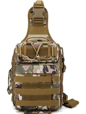 Taktikal TK1001 Bodybag Çapraz Askılı Çanta Kamuflaj