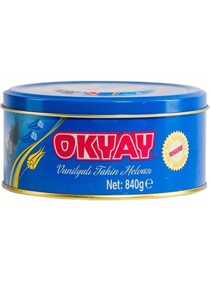 Okyay x 2 Adet Vanilyalı Teneke Kutu Helva 840 gr