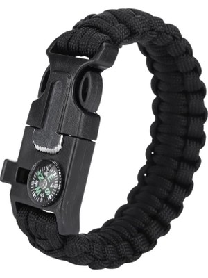 Kamp Dükkanı Survival Kamp Bileklik Düdük Çok Amaçlı Hayatta Kalma Bilekliği 35KB002