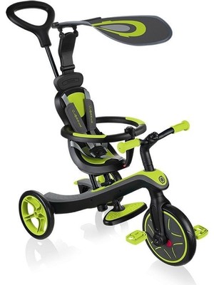 Globber Explorer 4in1 Yeşil Çocuk Bisikleti 10 Ay-5 Yaş Arası İçin Güvenli ve Eğlenceli Kullanım