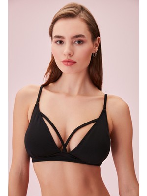 Suwen Detaylı Üçgen Bikini Üst