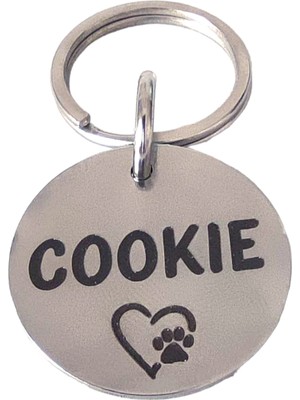 Ayz Markalama Isimli Köpek Künyesi, Paslanmaz Çelik Köpek Isimlik, Köpek Madalyon, Köpek Tasması