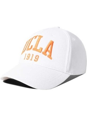 Ucla Ballard Beyaz Turuncu Baseball Cap Nakışlı -  Şapka