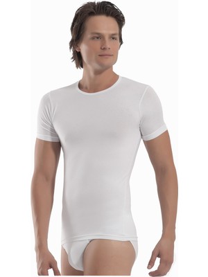 Elegant 1902 Erkek Modal O-Yaka Kısa Kol Atlet