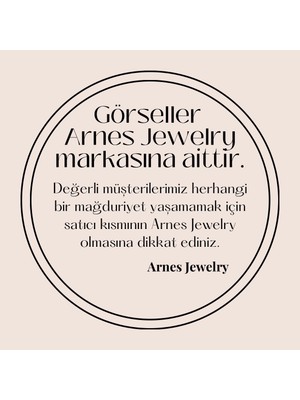 Arnes Jewelry Çelik 22 Ayar Altın Kaplama Boncuklu Burgu Kolye