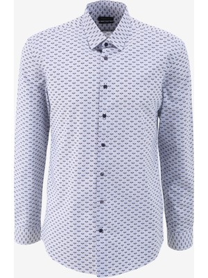Fabrika Slim Fit Klasik Yaka Düz Çok Renkli Erkek Gömlek Mavısnl Oprs