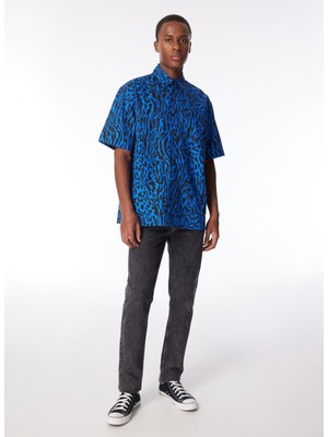 Karl Lagerfeld Gri Erkek Denim Pantolon 240D1115_Klj Slim Logo Denim
