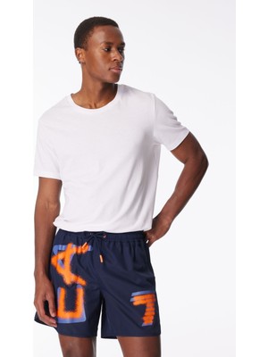 Ea7 Lacivert Erkek Şort Mayo 9020704R735