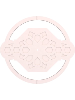 Motifpiyer Lamba Tavan Göbeği 48-Sekizgen-Yuvarlak-Dış Çıtalı