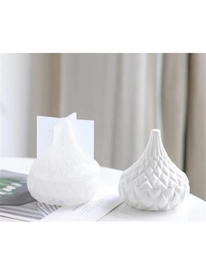 Hobizubi Kapaklı Şekerlik Dekoratif  Beton Kalıbı -KOD:434