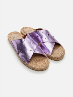 Su Espadril Kimono Leylak Kadın Espadril Terlik