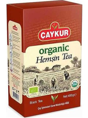 Çaykur Organik Hemşin 400 gr Siyah Çay Kaliteli Karton Kutu Menşei Rize
