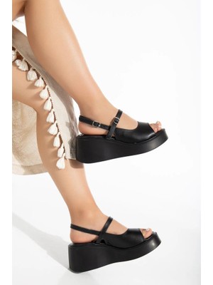 Pierre Cardin Papuçccity 02792 Kadın Günlük Dolgu Topuk Sandalet