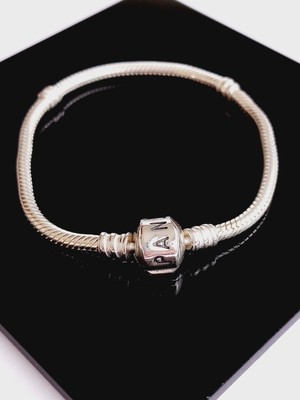 Keskin Gümüş 925 Ayar Gümüş Zirkon Taşlı Pan Uyumlu Tasarım Trend Kadın Bileklik 2