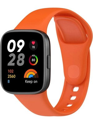 Mimtec Xiaomi Redmi Watch 3 Active Uyumlu Kordon Akıllı Saat Bileklik Kordonu Yumuşak Silikon Kayış