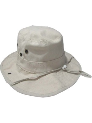 Salar Ticaret Safari Model Şapka  Katlanabilir Gri-Xxl