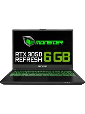 Monster Abra A5 V21.4.2 Intel Core I7 12700H 32 GB Ram 1 Tb SSD 6 GB Rtx 3050 Freedos 15,6" Fhd 144 Hz Oyun Bilgisayarı