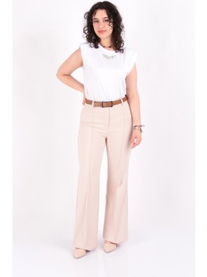 Tulin Tülin 24K-12033 Çimalı Kadın Pantolon Ss