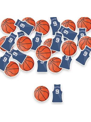 Parti Dükkanım Basketbol Masa Konfetisi 30 Adet